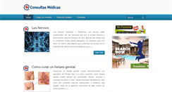 Desktop Screenshot of consultasmedicas.com